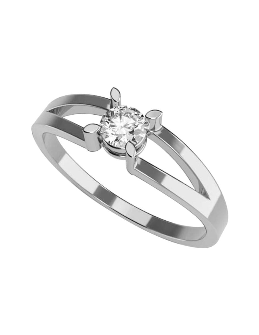 ANILLO DE ORO CON CIRCONIA