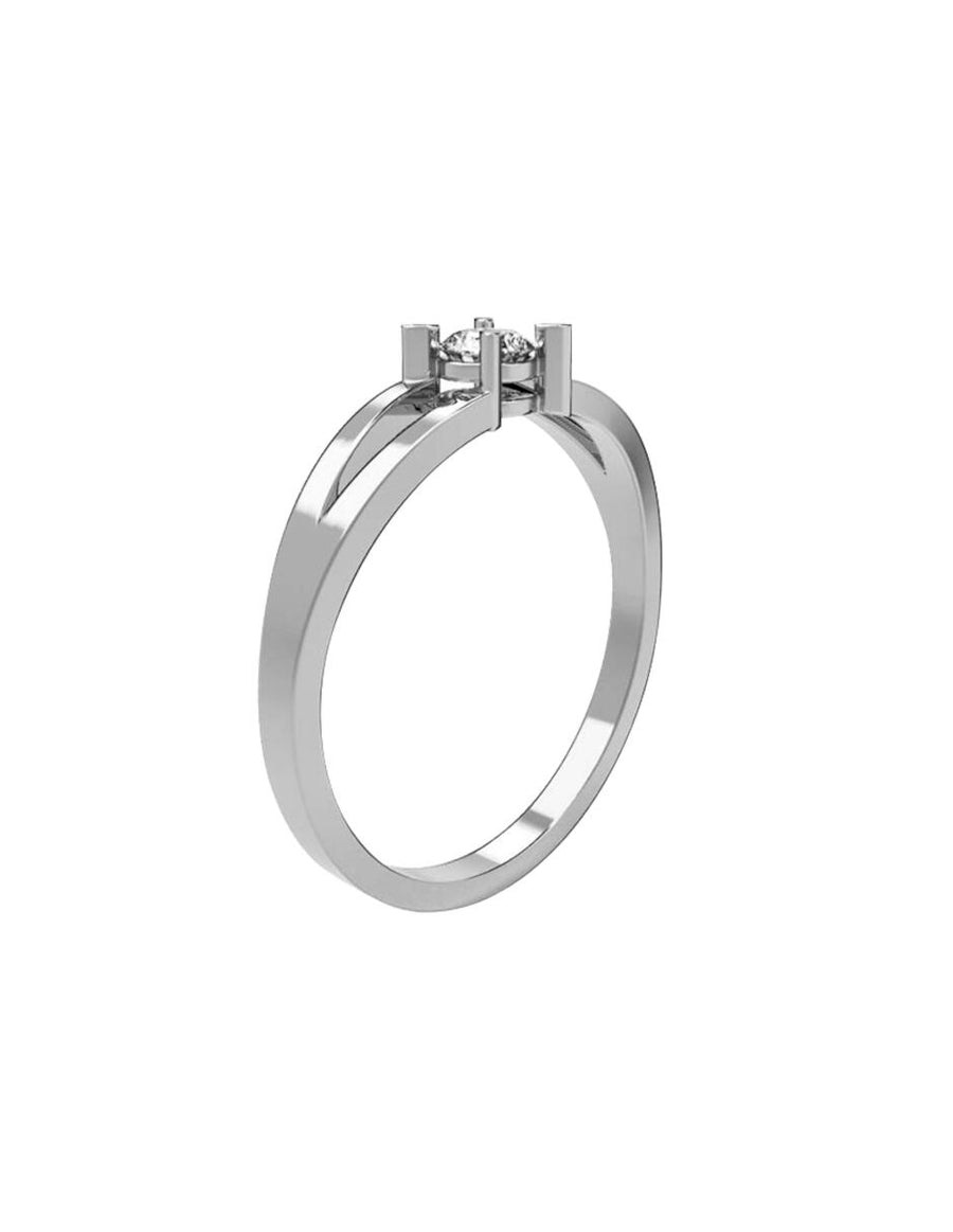 ANILLO DE ORO CON CIRCONIA