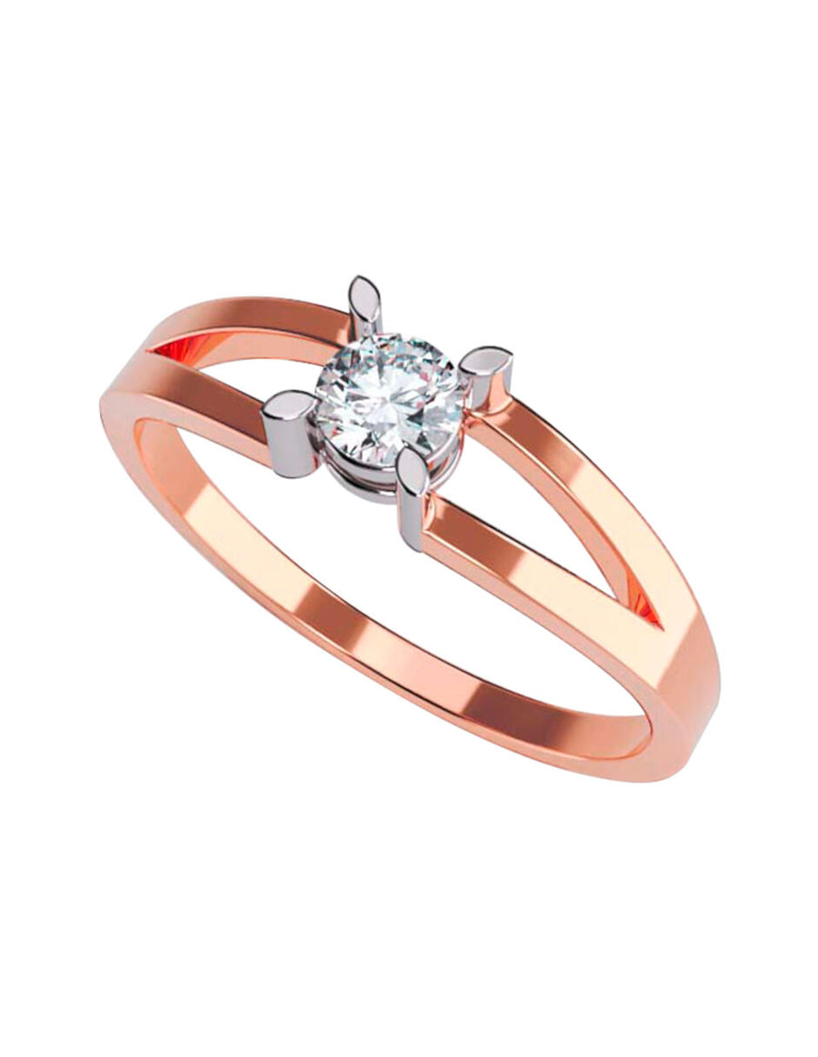 ANILLO DE ORO CON CIRCONIA