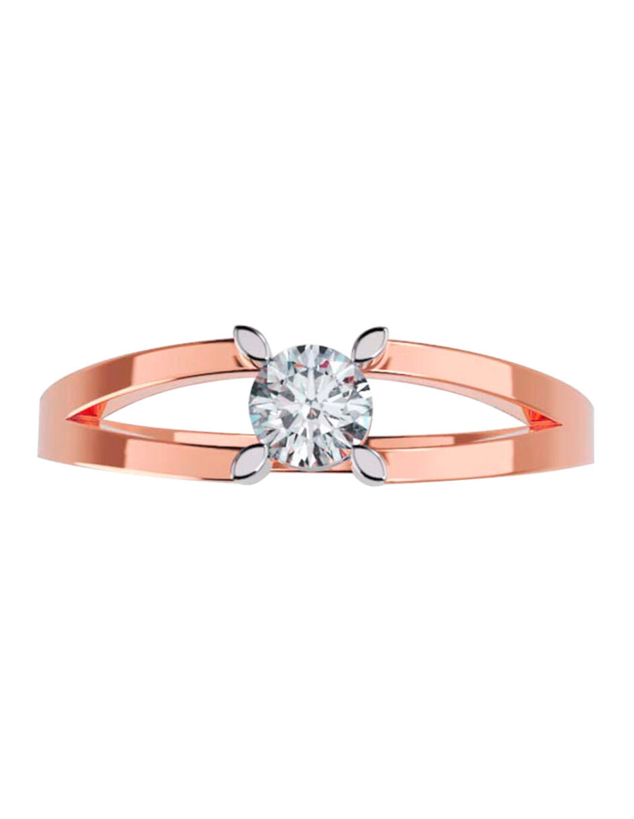ANILLO DE ORO CON CIRCONIA