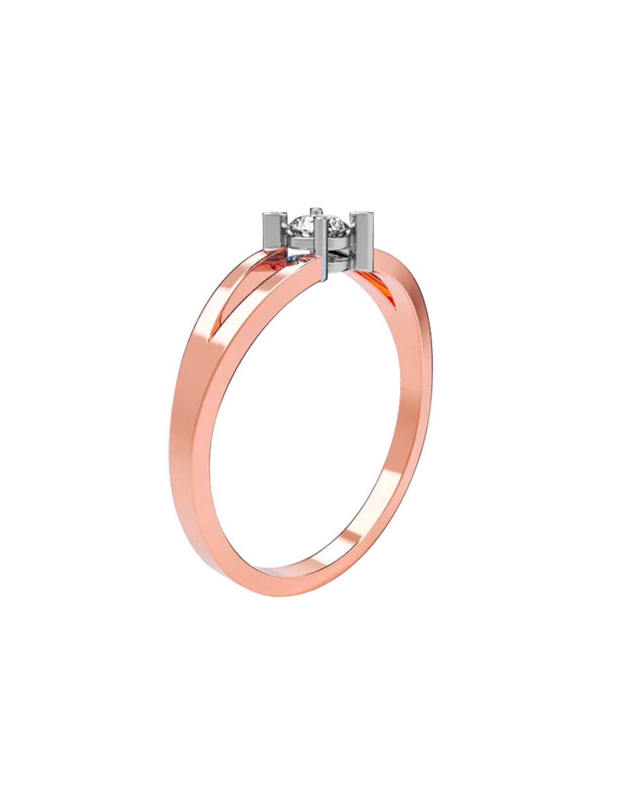 ANILLO DE ORO CON CIRCONIA