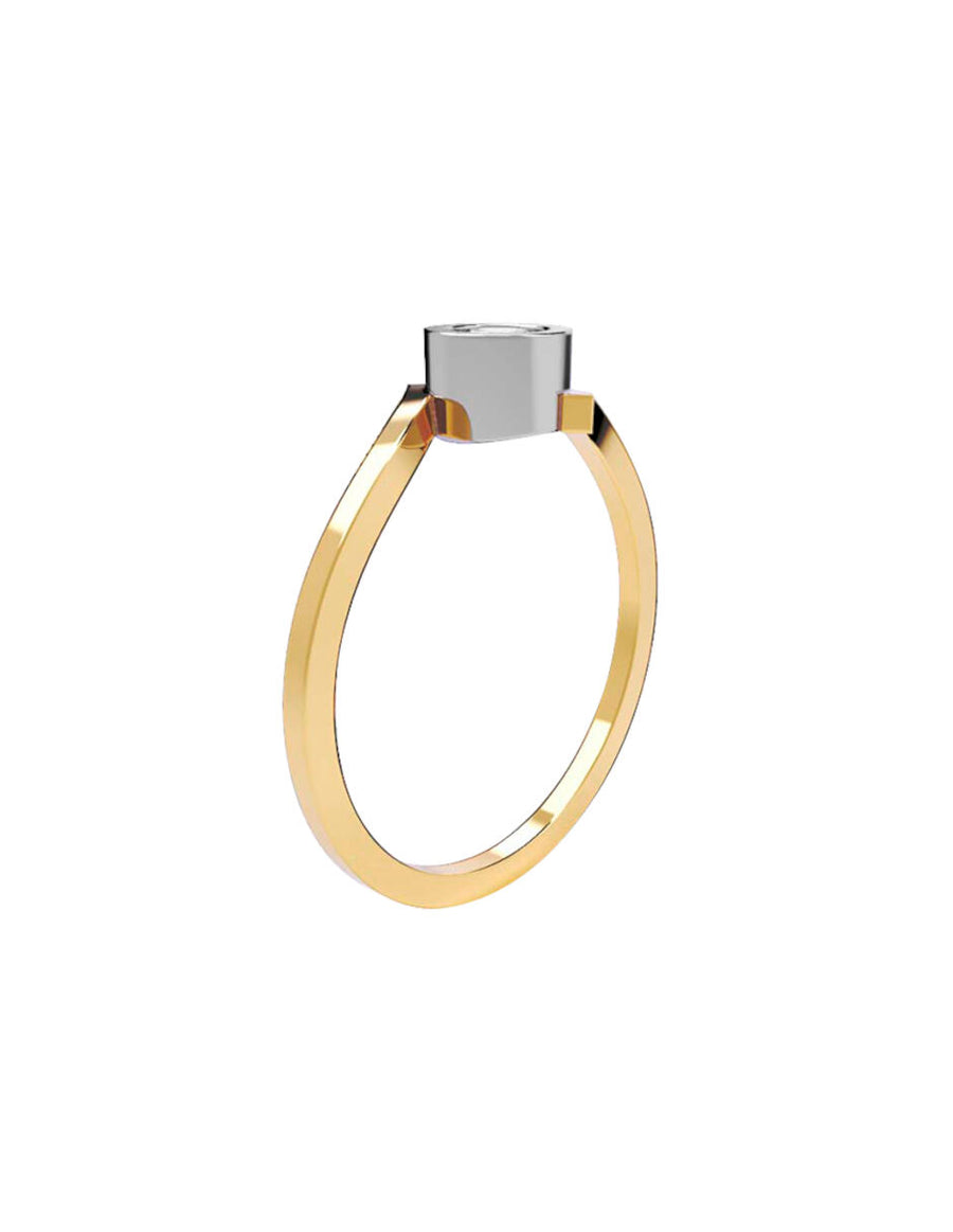 ANILLO DE ORO CON CIRCONIA