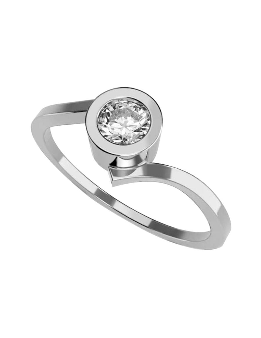 ANILLO DE ORO CON CIRCONIA