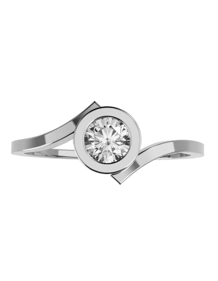 ANILLO DE ORO CON CIRCONIA