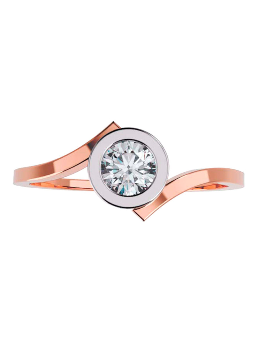 ANILLO DE ORO CON CIRCONIA