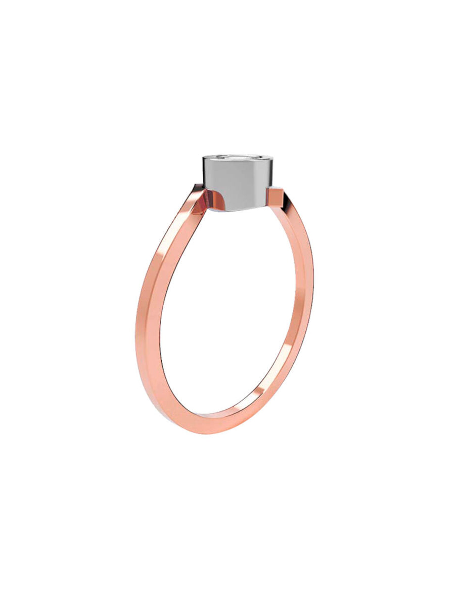 ANILLO DE ORO CON CIRCONIA