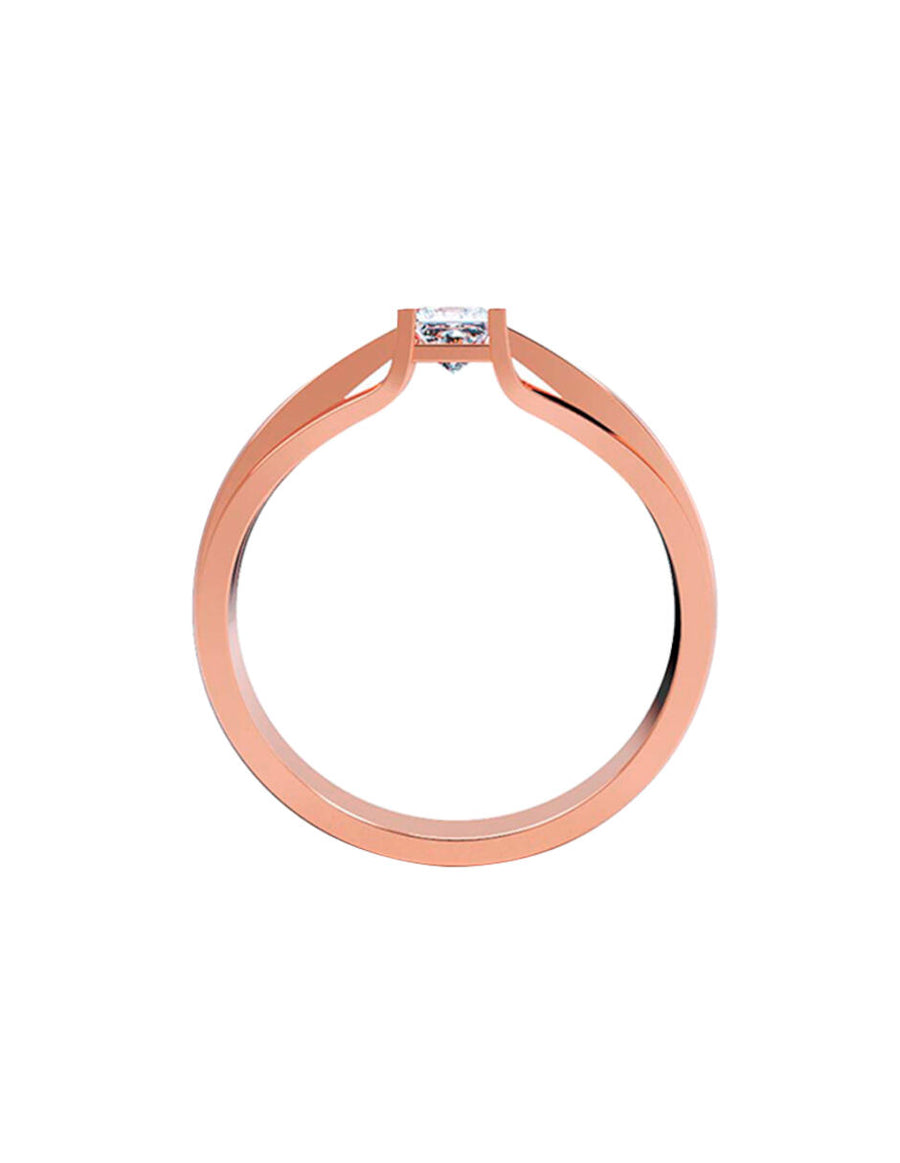 ANILLO DE ORO CON CIRCONIA