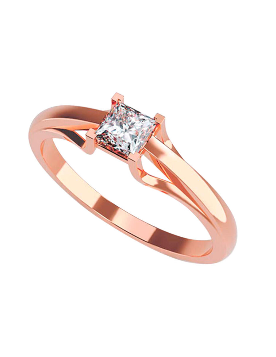 ANILLO DE ORO CON CIRCONIA