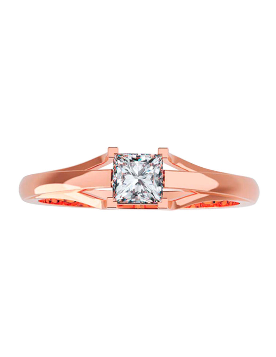 ANILLO DE ORO CON CIRCONIA