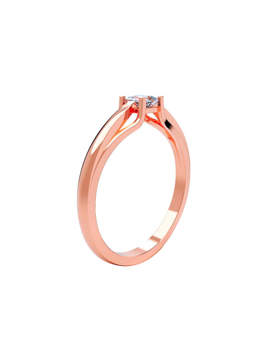 ANILLO DE ORO CON CIRCONIA