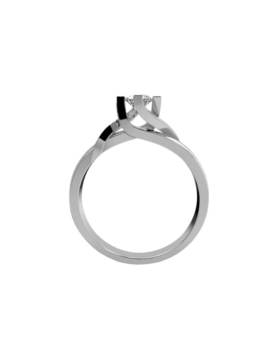 ANILLO DE ORO CON CIRCONIA