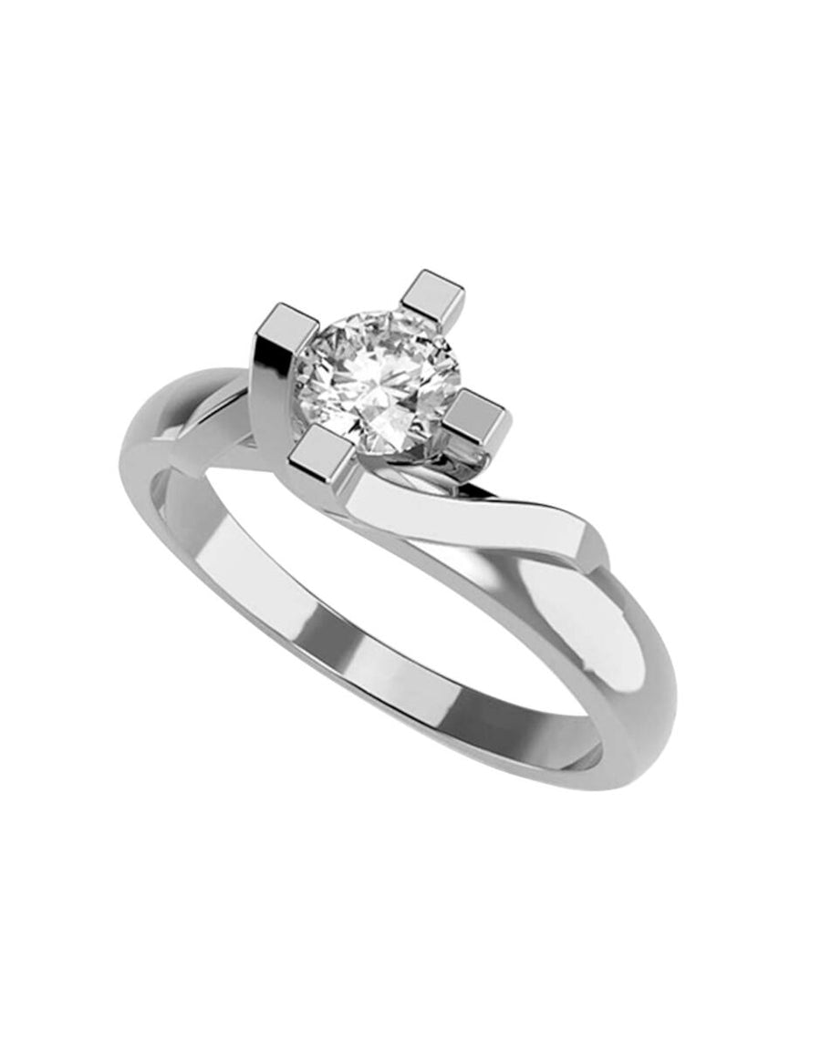 ANILLO DE ORO CON CIRCONIA