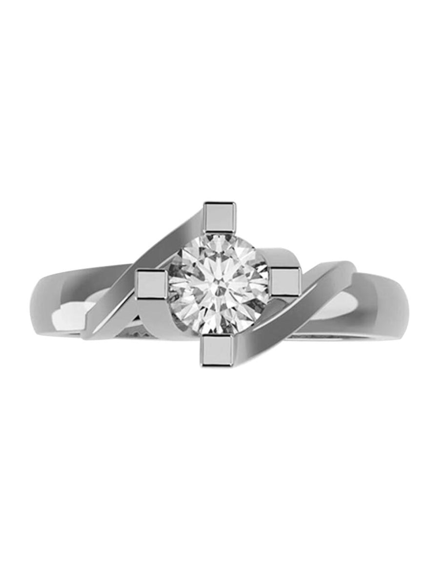 ANILLO DE ORO CON CIRCONIA
