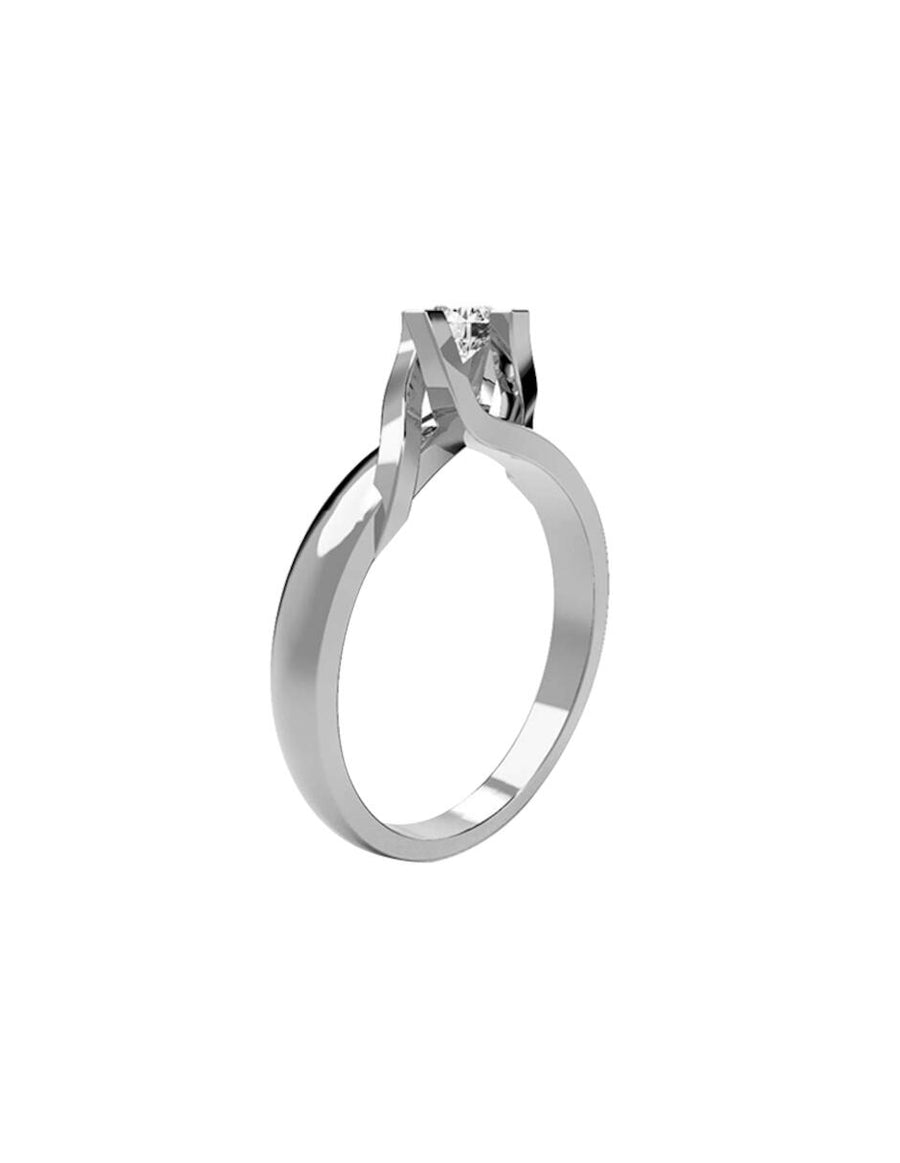 ANILLO DE ORO CON CIRCONIA