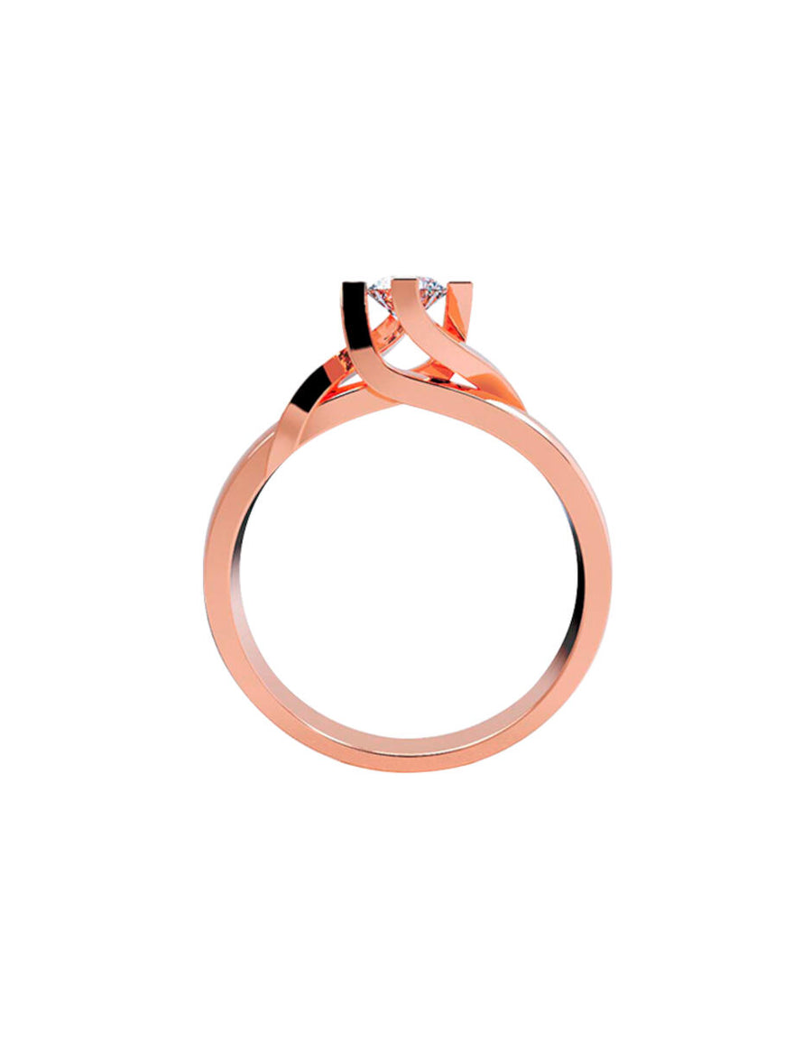 ANILLO DE ORO CON CIRCONIA