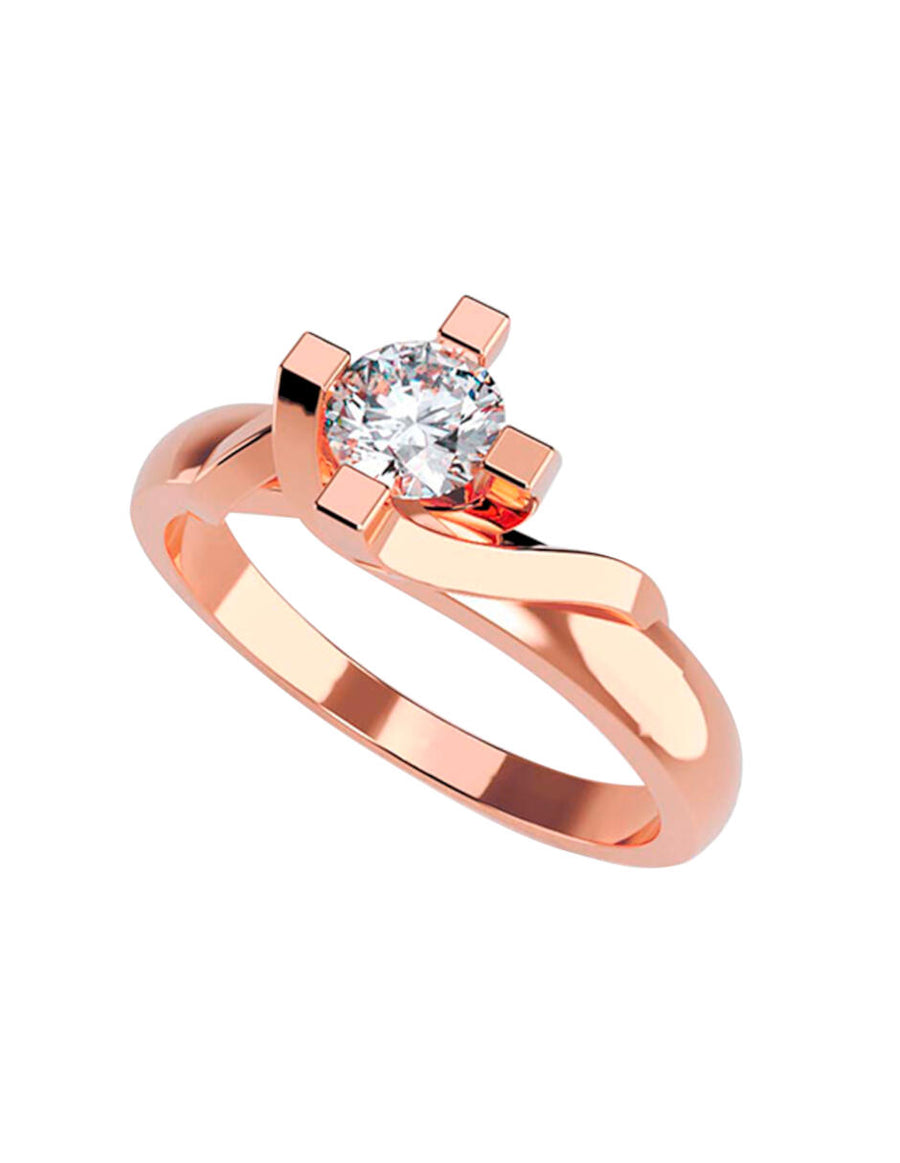 ANILLO DE ORO CON CIRCONIA