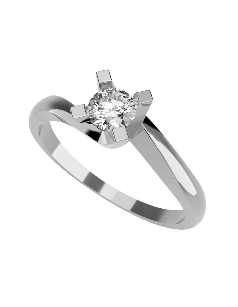 ANILLO DE ORO CON CIRCONIA