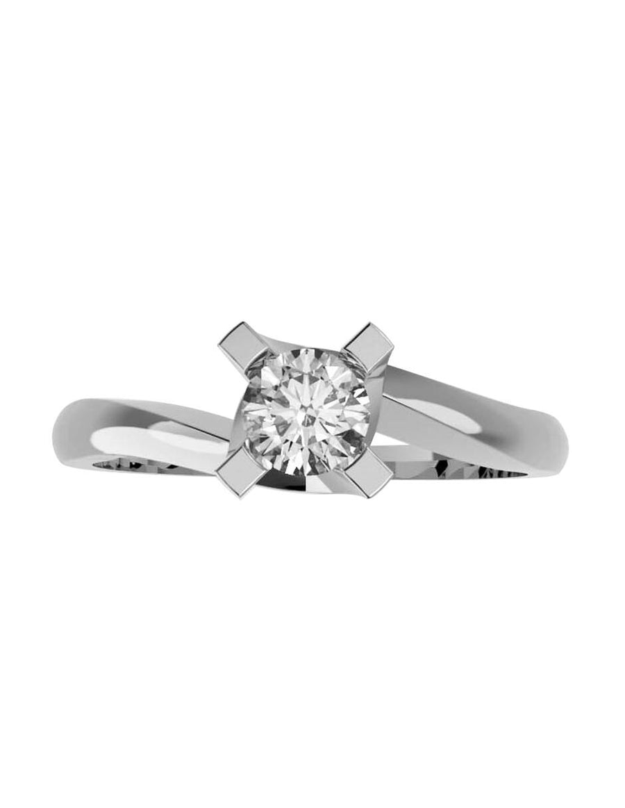 ANILLO DE ORO CON CIRCONIA