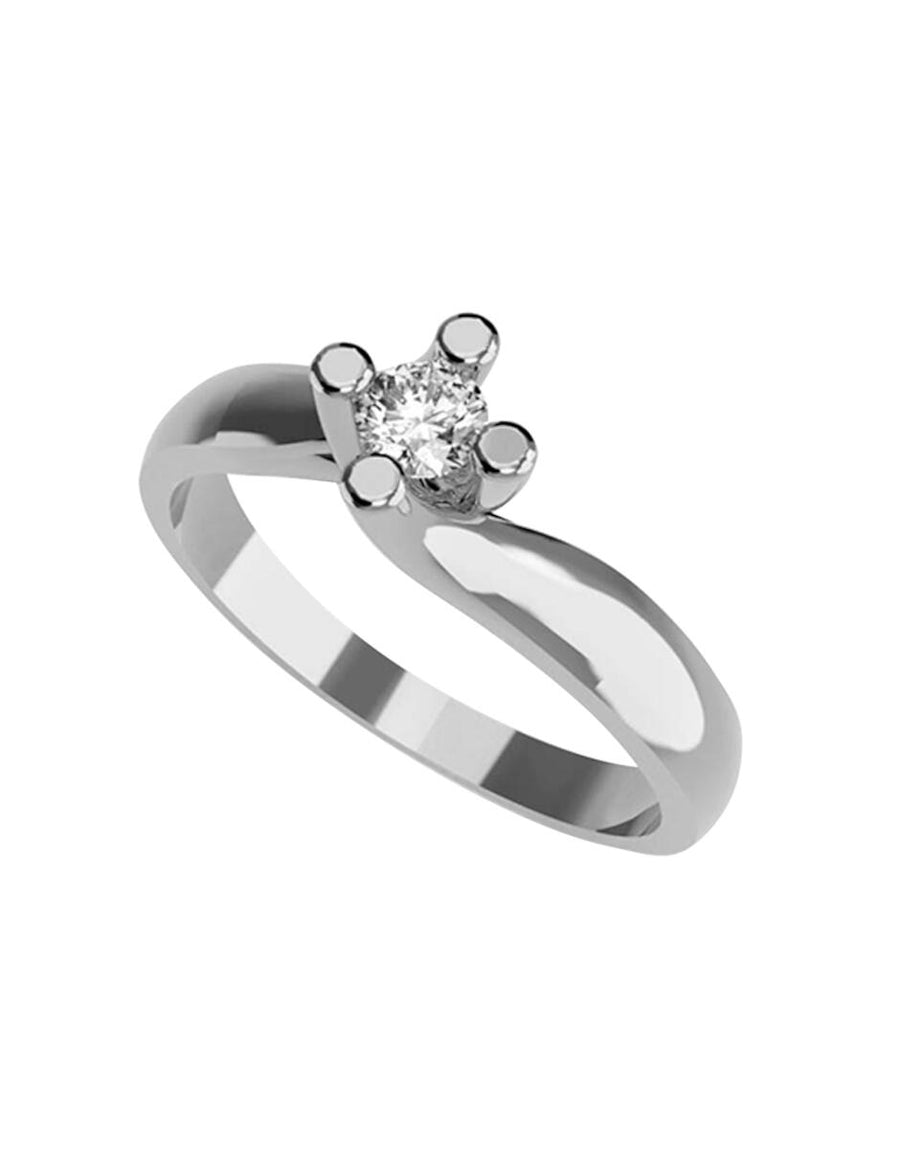 ANILLO DE ORO CON CIRCONIA