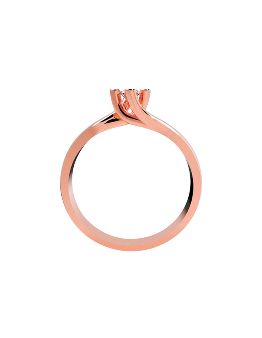 ANILLO DE ORO CON CIRCONIA