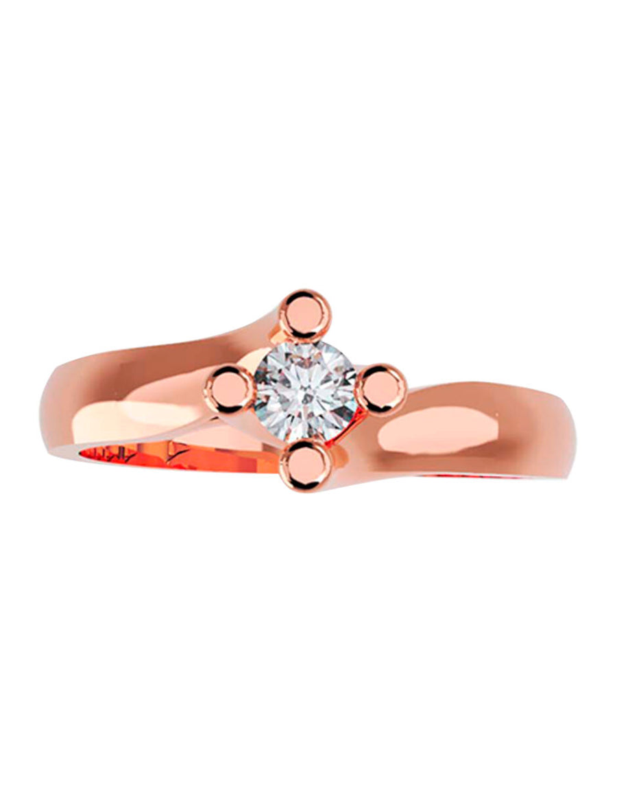 ANILLO DE ORO CON CIRCONIA