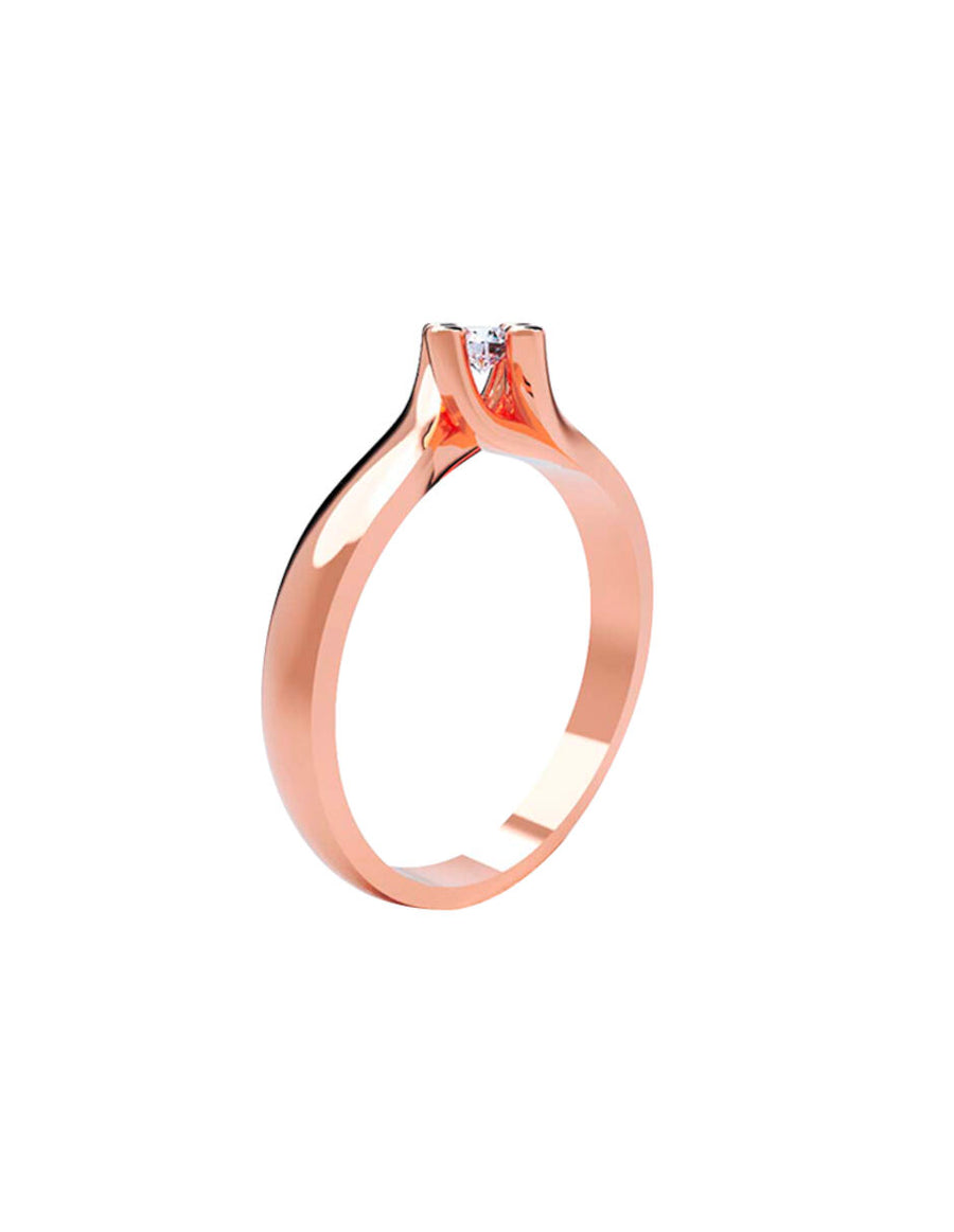 ANILLO DE ORO CON CIRCONIA