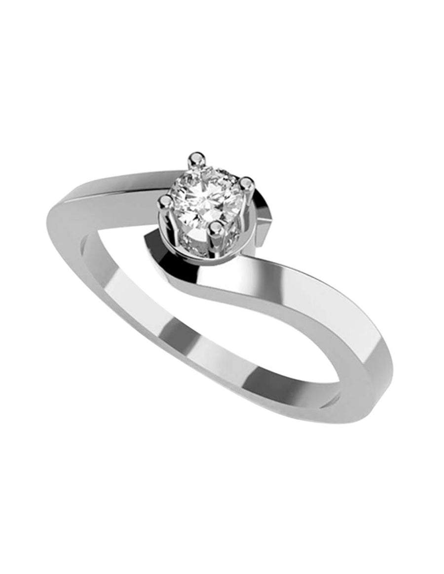 ANILLO DE ORO CON CIRCONIA