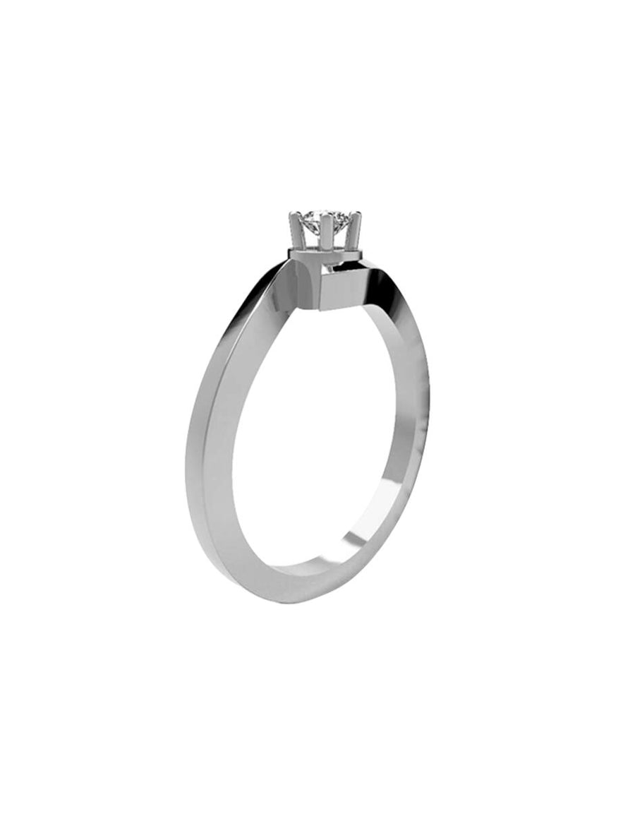 ANILLO DE ORO CON CIRCONIA
