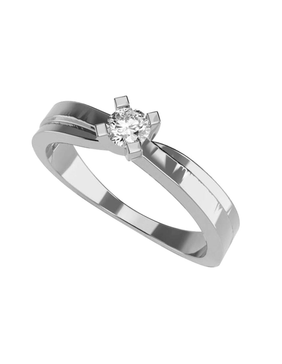ANILLO DE ORO CON CIRCONIA