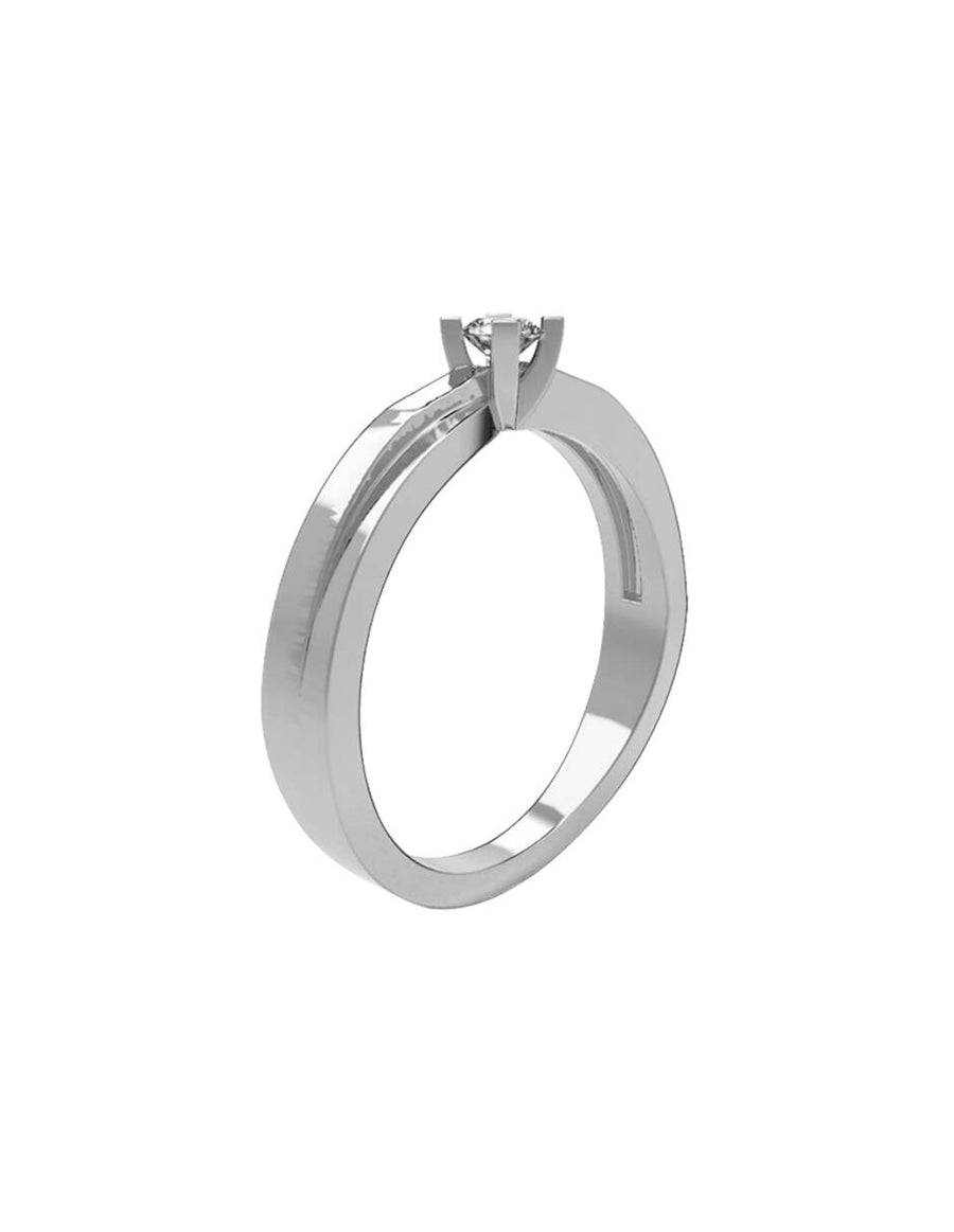 ANILLO DE ORO CON CIRCONIA