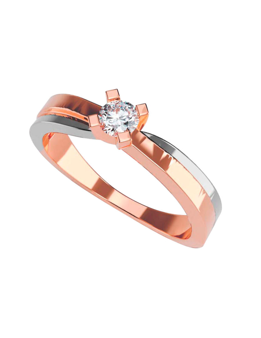 ANILLO DE ORO CON CIRCONIA