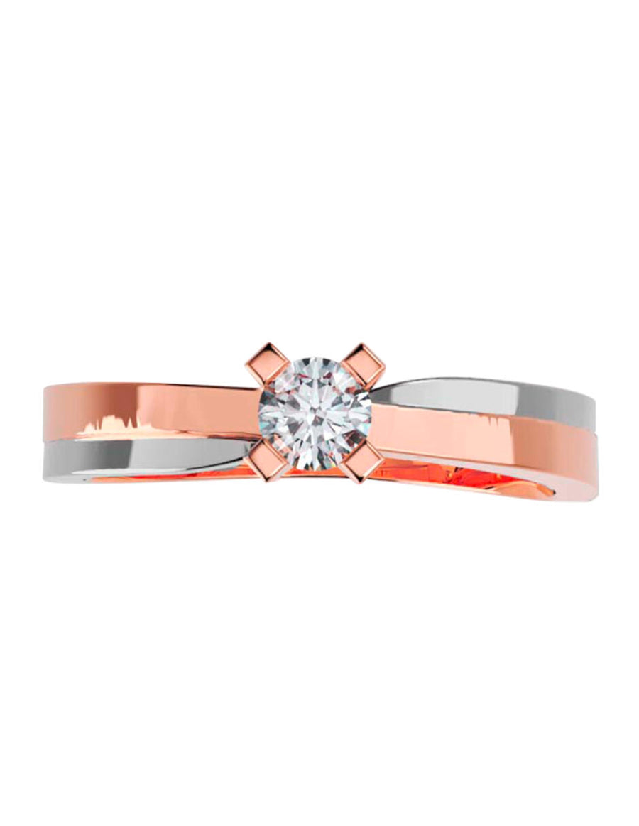 ANILLO DE ORO CON CIRCONIA