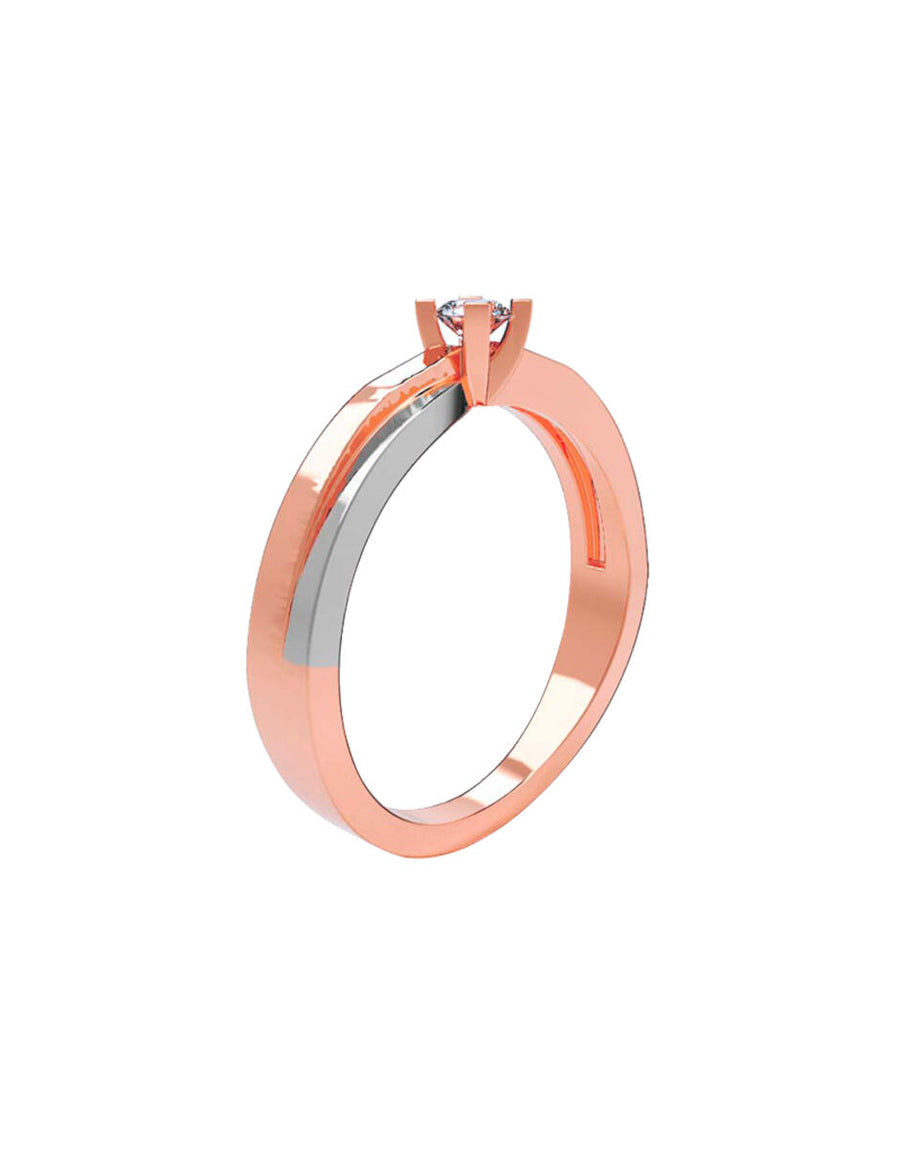 ANILLO DE ORO CON CIRCONIA