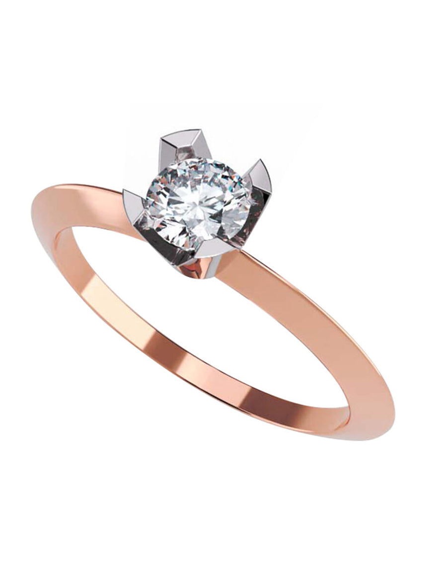 ANILLO DE ORO CON CIRCONIA