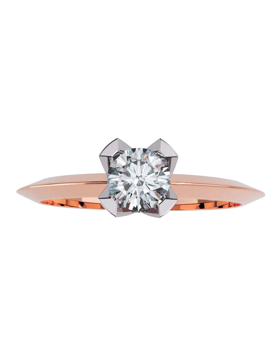ANILLO DE ORO CON CIRCONIA