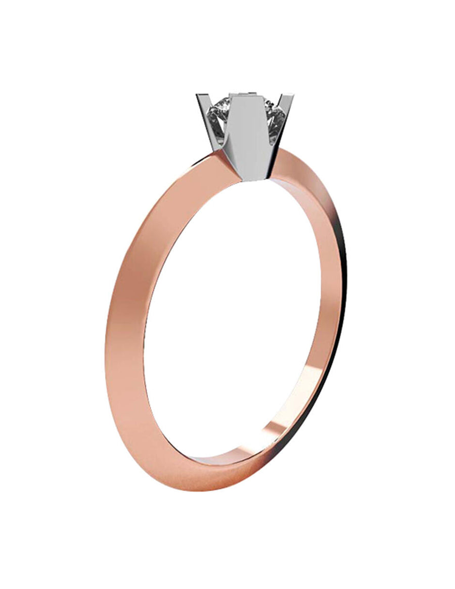 ANILLO DE ORO CON CIRCONIA