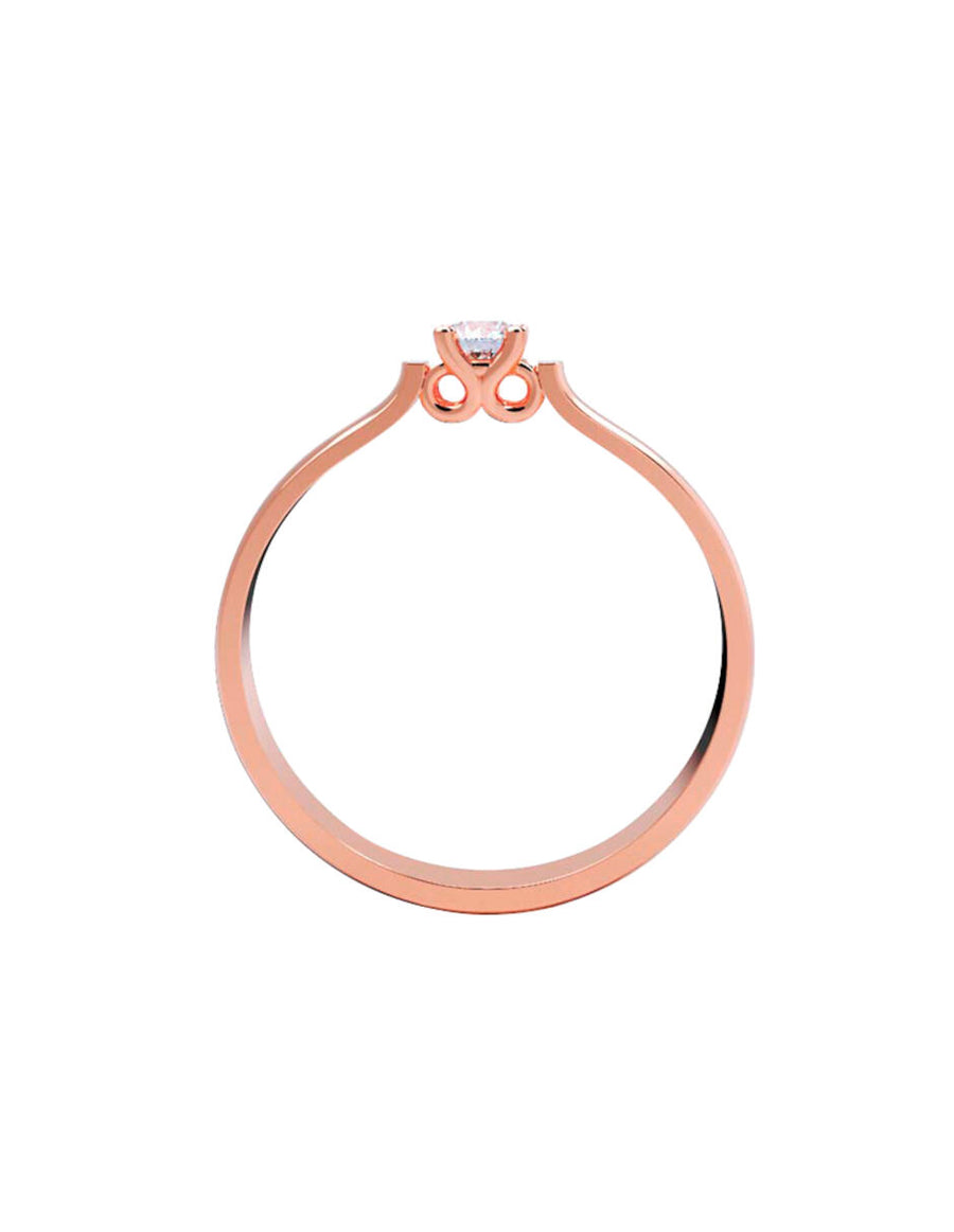 ANILLO DE ORO CON CIRCONIA