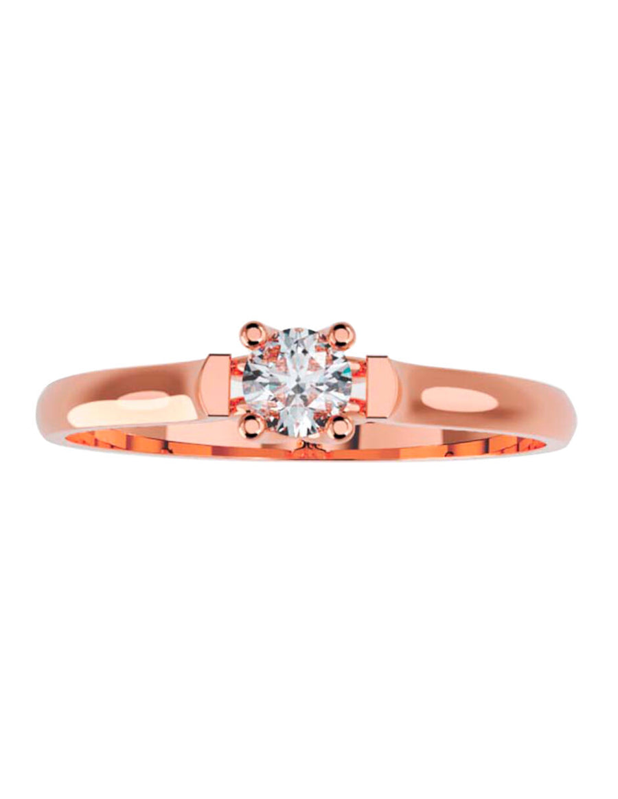 ANILLO DE ORO CON CIRCONIA