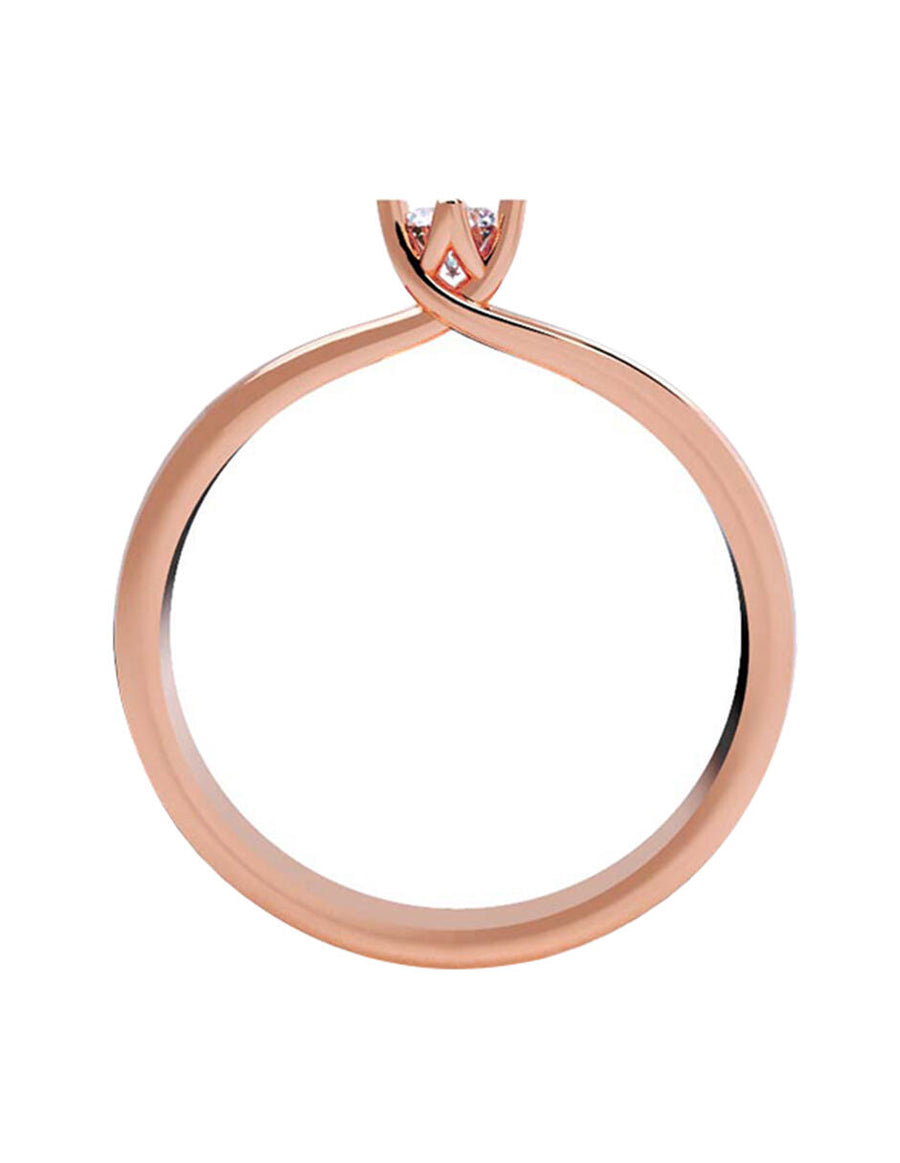 ANILLO DE ORO CON CIRCONIA