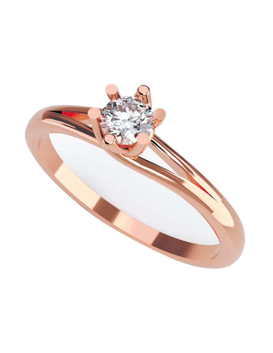 ANILLO DE ORO CON CIRCONIA