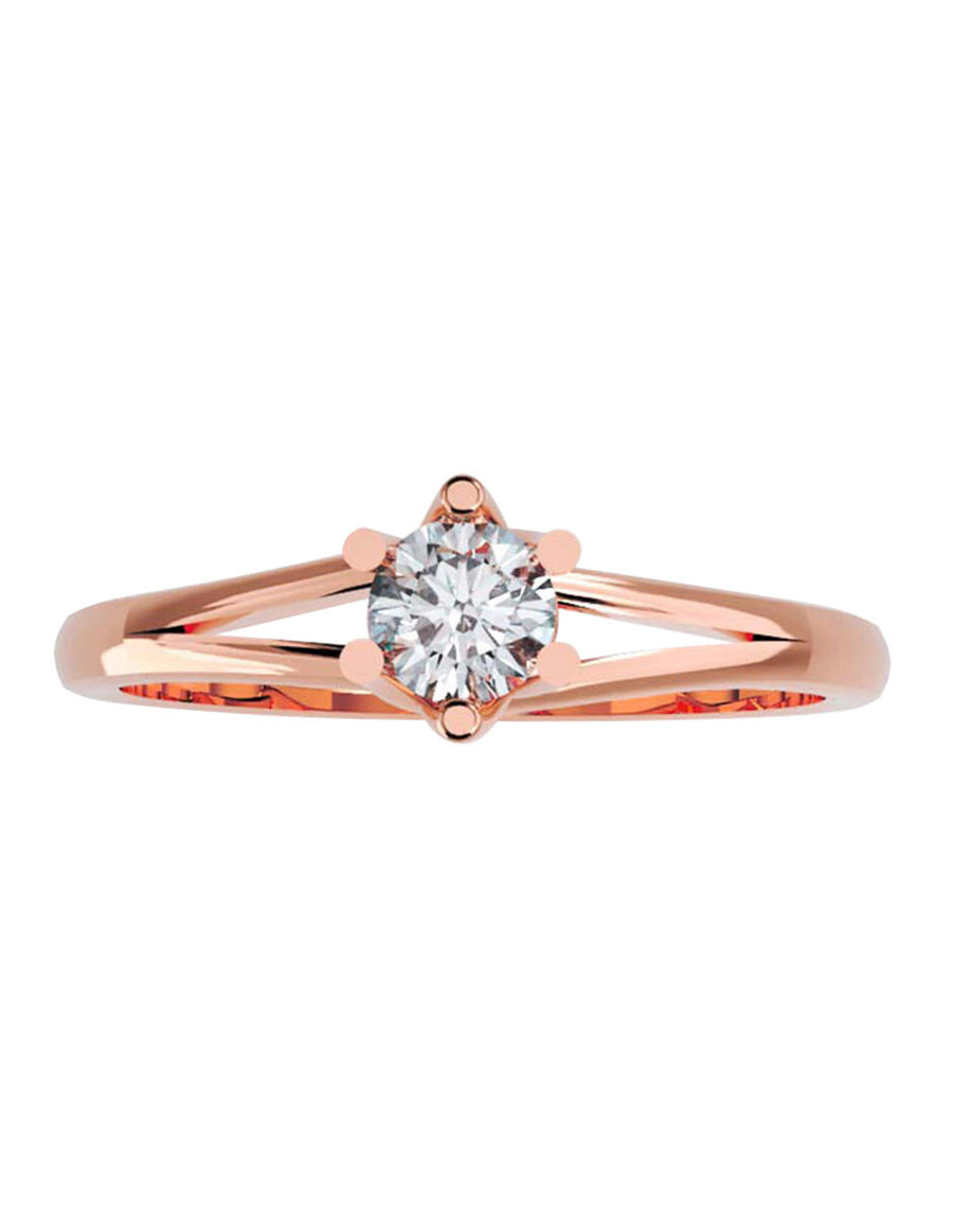 ANILLO DE ORO CON CIRCONIA
