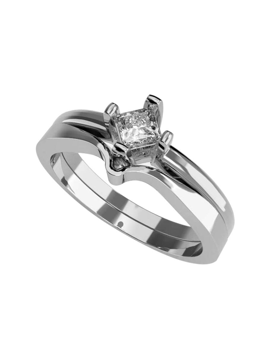 ANILLO DE ORO CON CIRCONIA