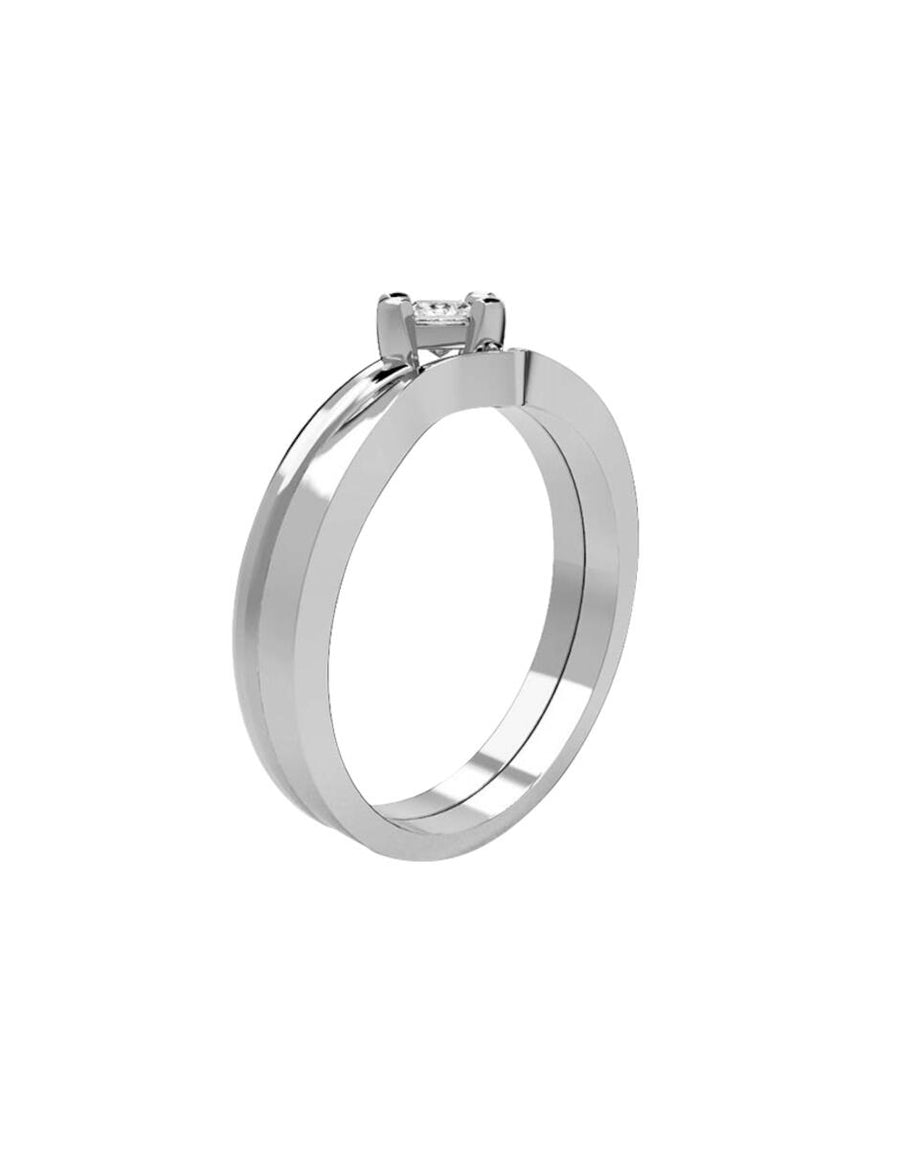 ANILLO DE ORO CON CIRCONIA