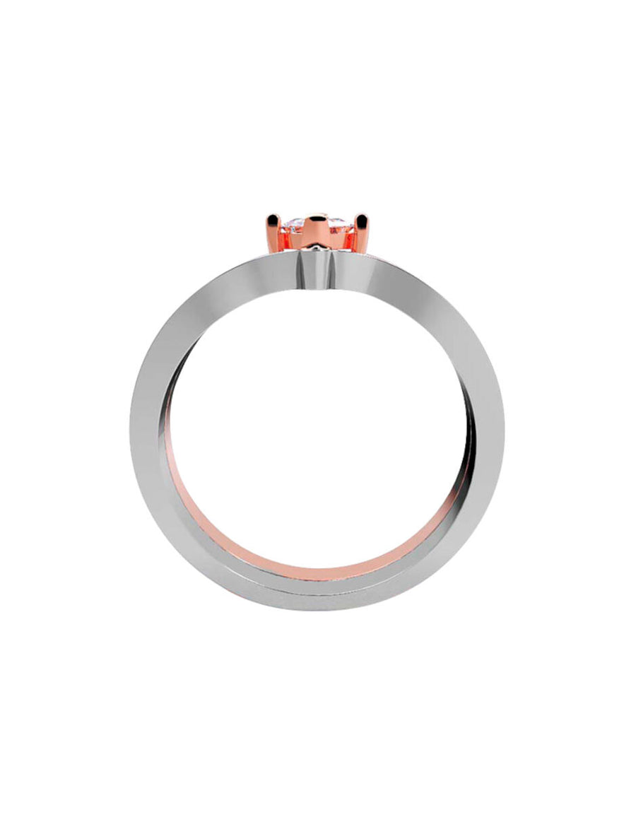 ANILLO DE ORO CON CIRCONIA