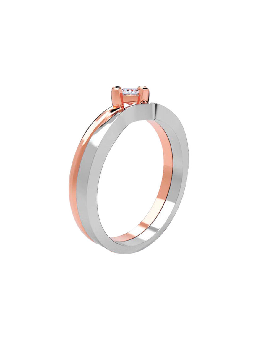 ANILLO DE ORO CON CIRCONIA
