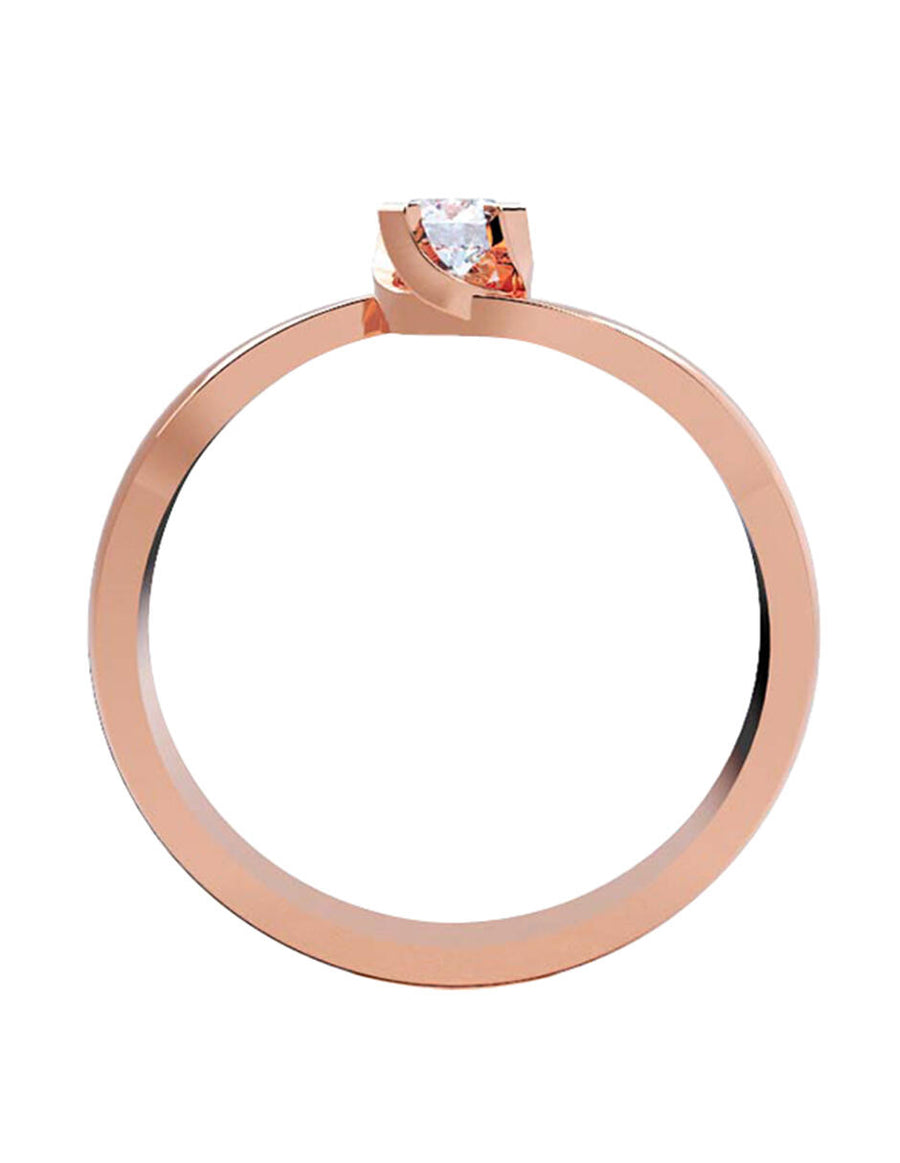 ANILLO DE ORO CON CIRCONIA
