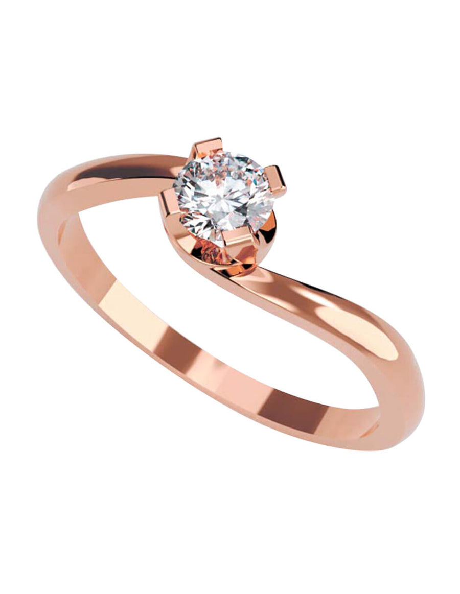 ANILLO DE ORO CON CIRCONIA