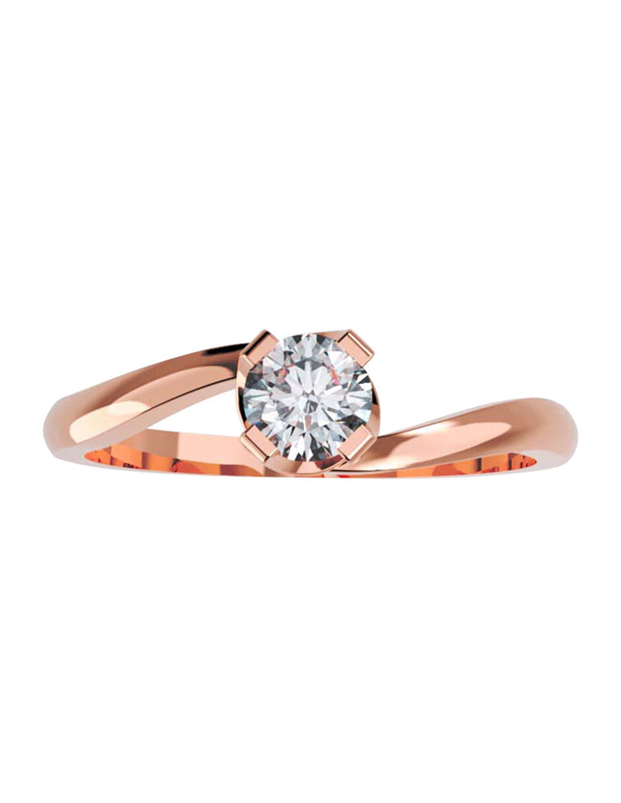 ANILLO DE ORO CON CIRCONIA