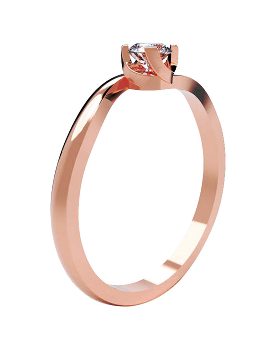 ANILLO DE ORO CON CIRCONIA