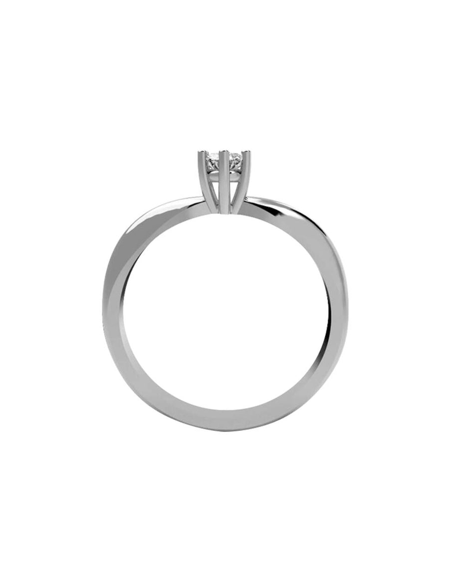 ANILLO DE ORO CON CIRCONIA